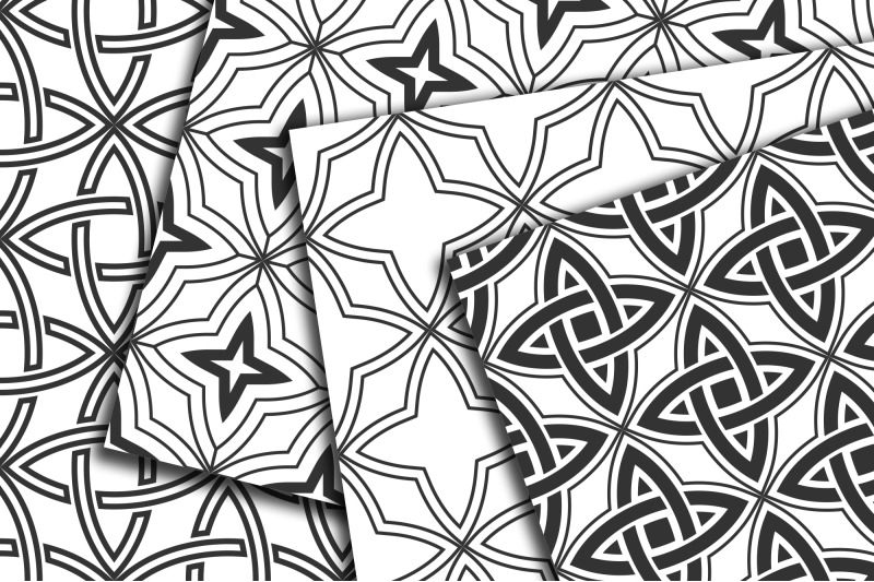 10-four-pointed-stars-seamless-patterns