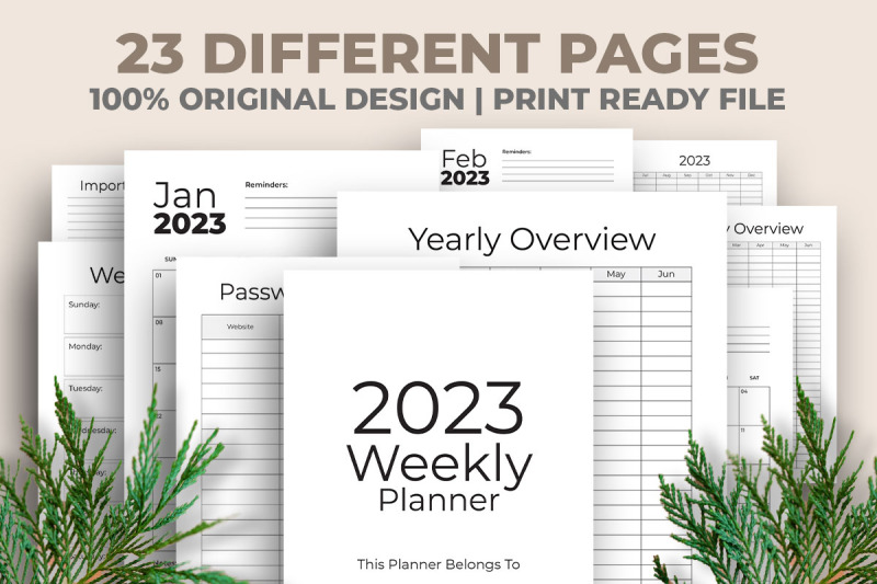 2023-weekly-planner-kdp-interior