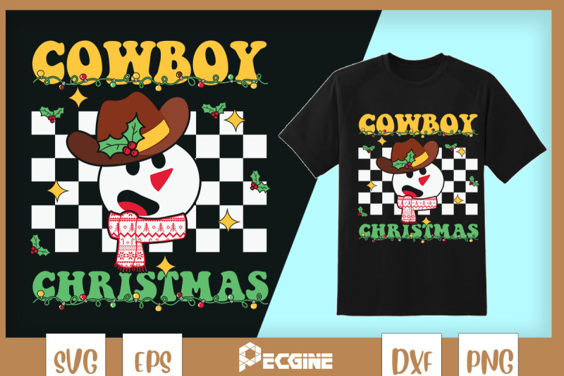 cowboy-christmas-retro-snowman