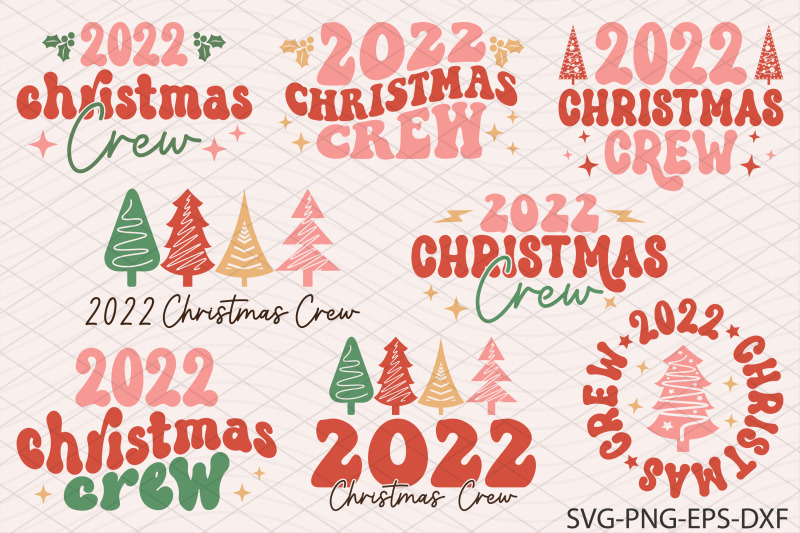 retro-christmas-crew-family-svg-design