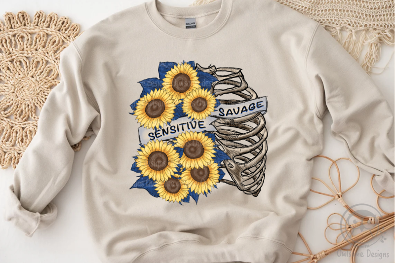 sensitive-savage-skeleton-sunflower-sublimation-design