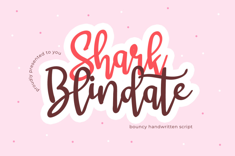 shark-blindate-messy-bouncy-script-font