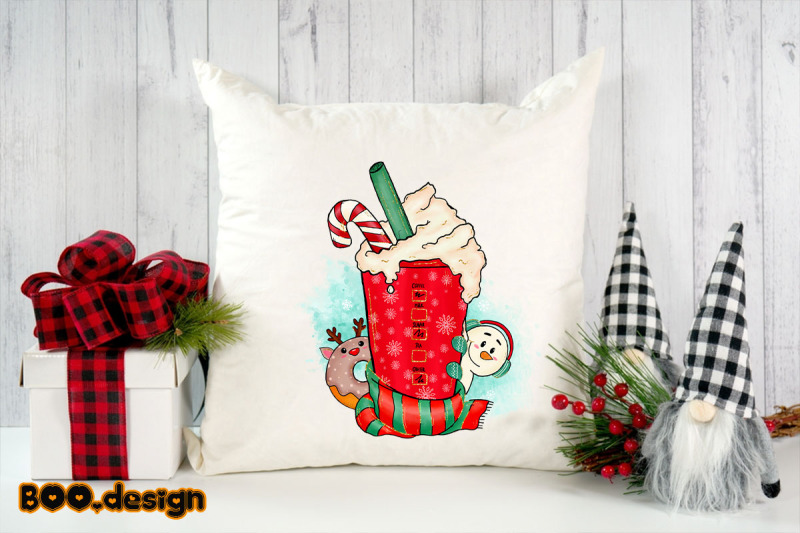snowman-donut-chocolate-coffee-cup-graphics