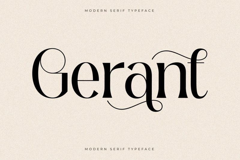 gerant-typeface