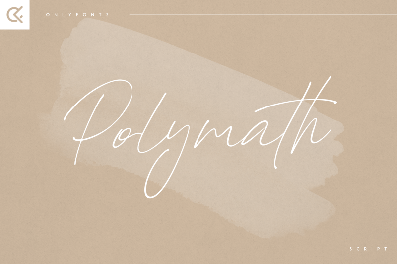 polymath-organic-script-font