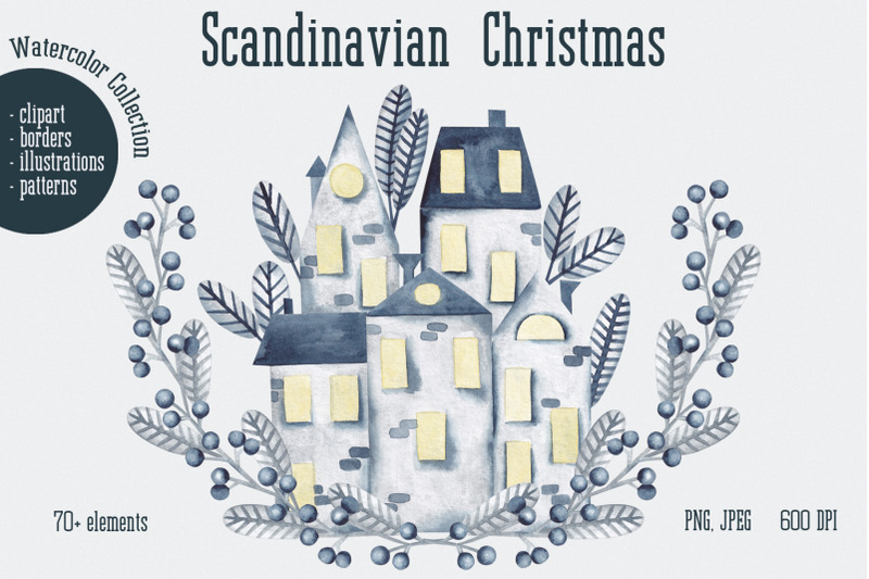 watercolor-set-quot-scandinavian-christmas-quot