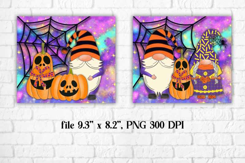 halloween-gnome-tumbler-sublimation-halloween-gnome-png