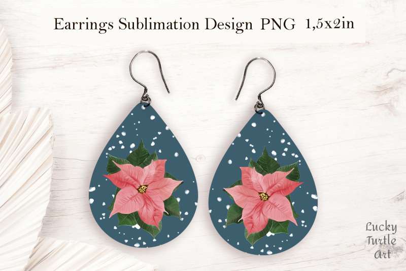 christmas-teardrop-sublimation-earrings-design-bundle