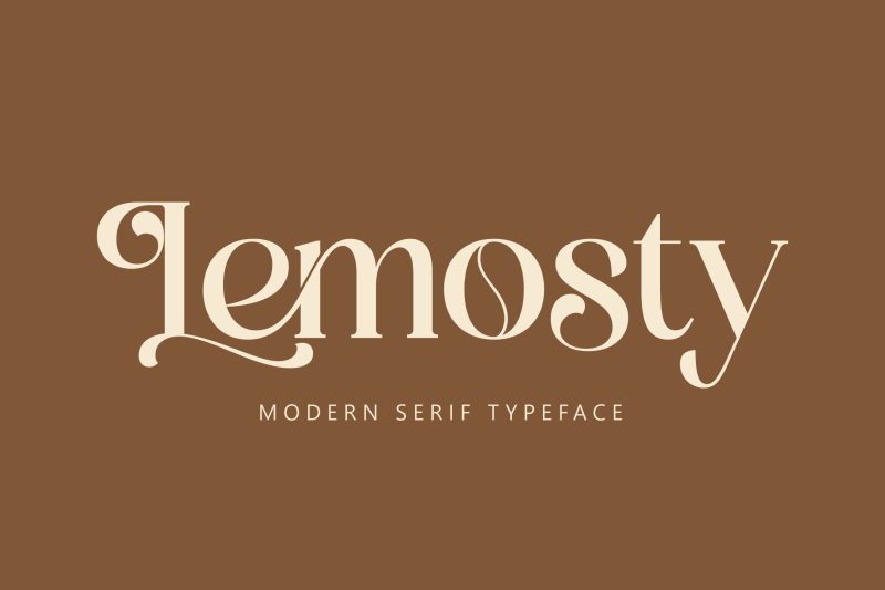 lemosty-typeface