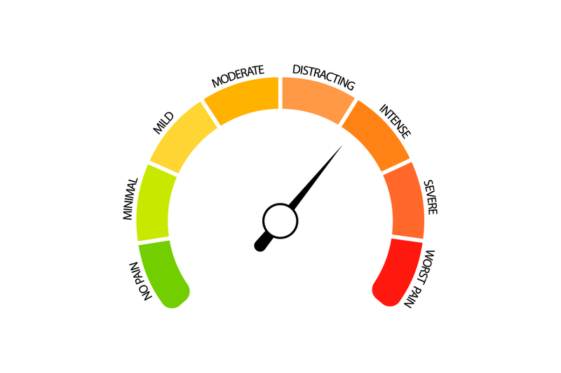 pain-measurement-indicator-minimal-and-worst-indication-of-level-suf