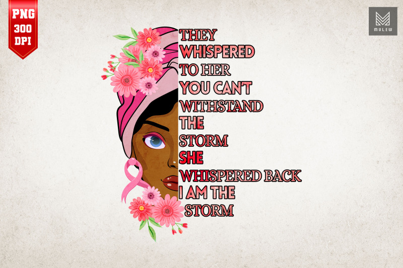 afro-i-am-the-storm-breast-cancer