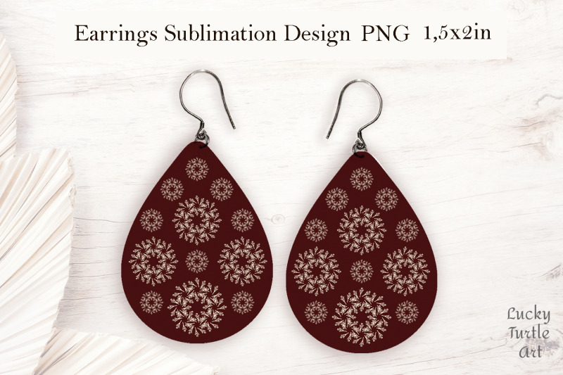 christmas-snowflakes-teardrop-earrings-sublimation-design