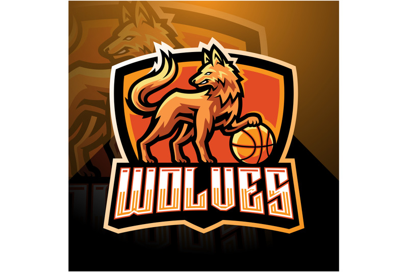 wolves-esport-mascot-logo-design