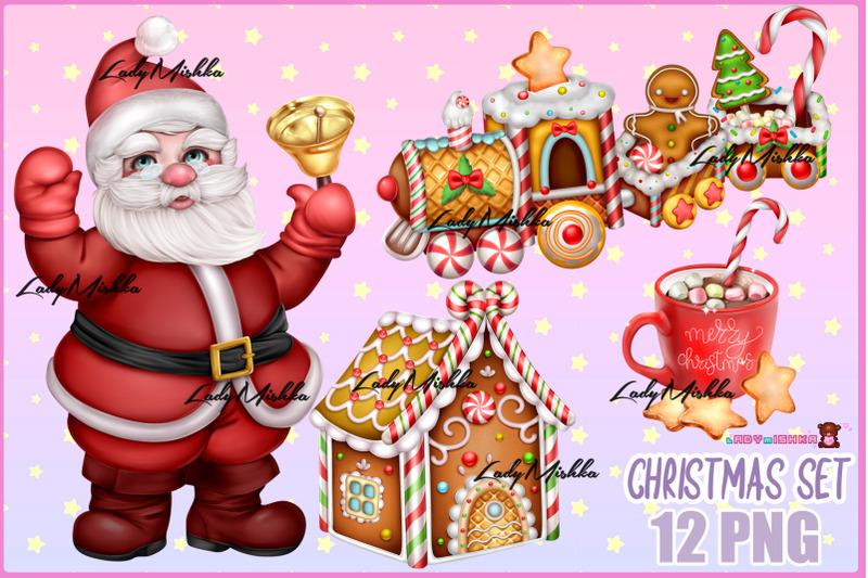 christmas-set-with-santa-png