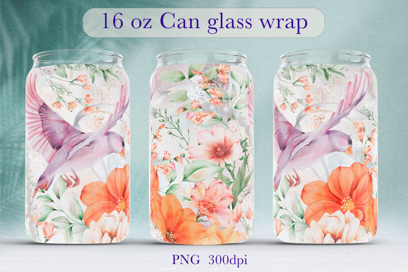 spring-glass-can-wrap-design-floral-libbey-glass-sublimation
