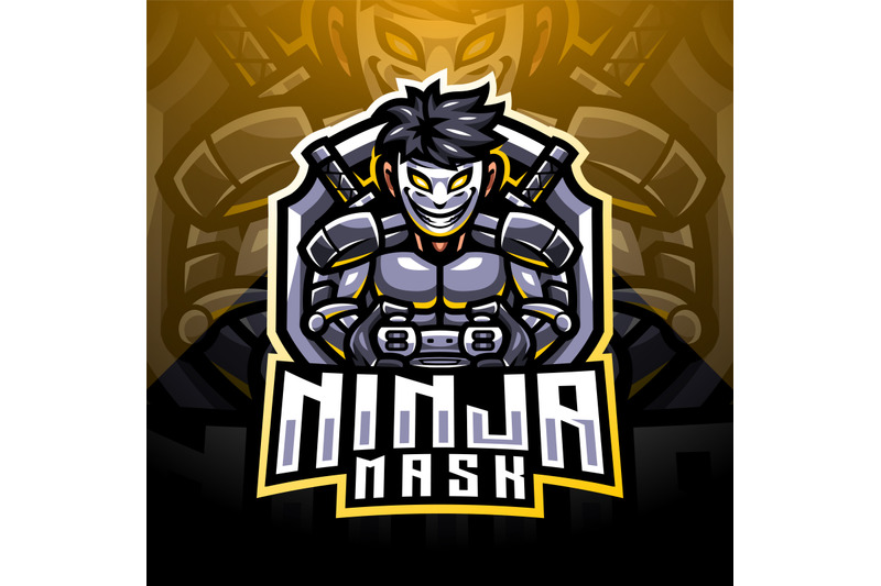 ninja-mask-esport-mascot-logo-design