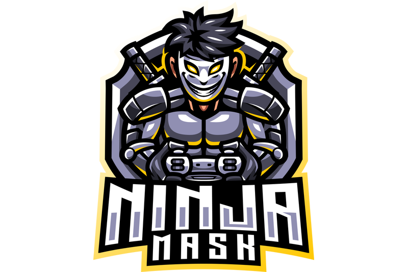 ninja-mask-esport-mascot-logo-design