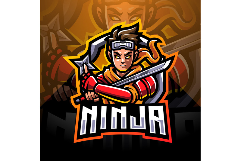 ninja-esport-mascot-logo-design