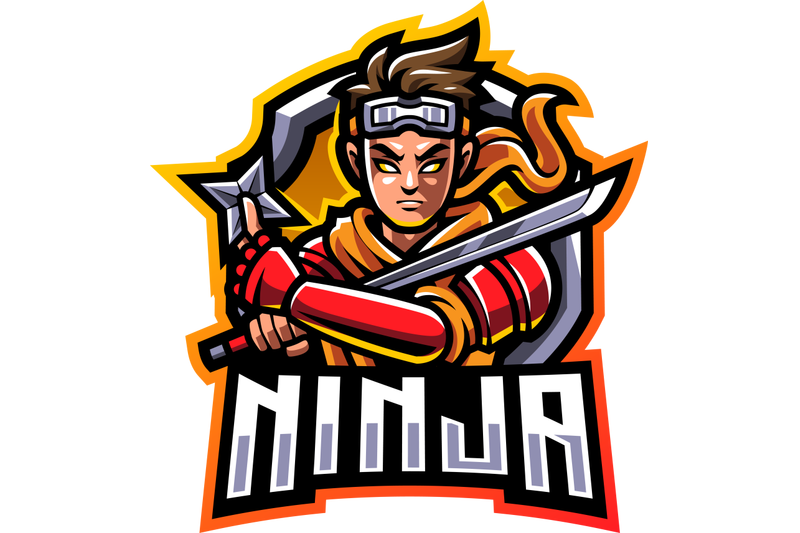 ninja-esport-mascot-logo-design