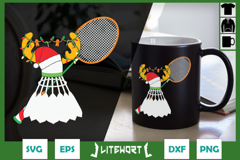 badminton-reindeer-christmas-hat-lights