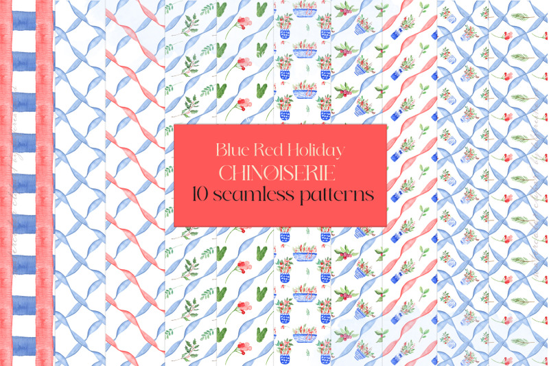 blue-red-holiday-chinoiserie-watercolor-clipart