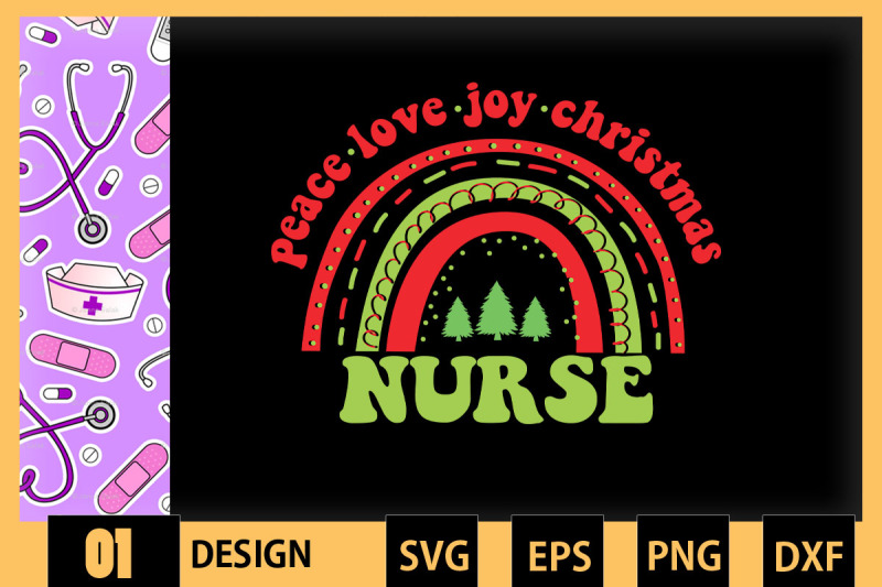 nurse-christmas-rainbow-christmas-lighs