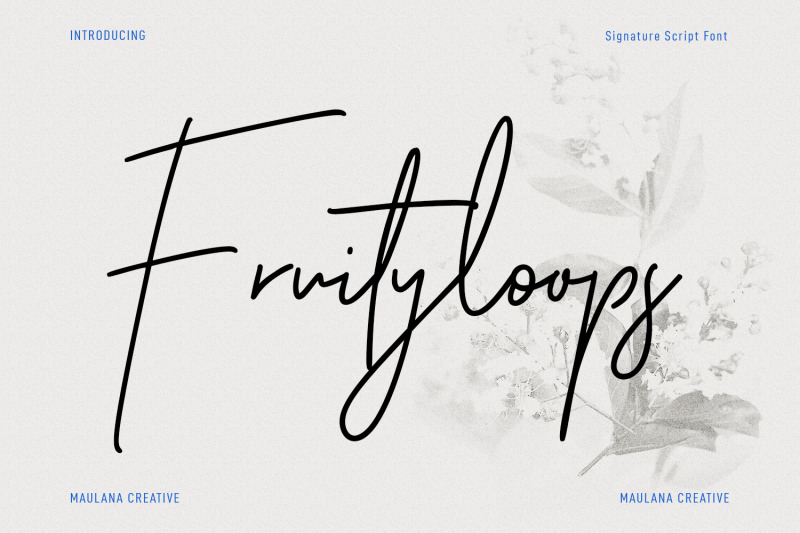 fruityloops-script-font