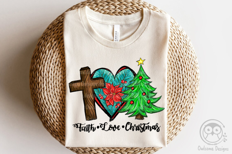 peace-love-christmas-sublimation-design