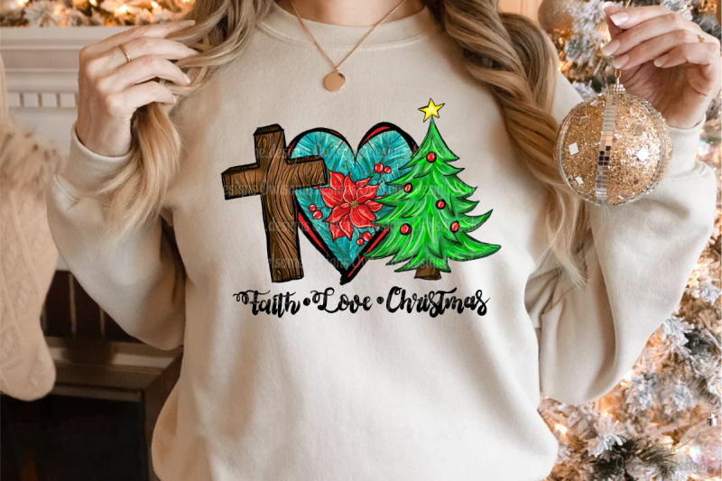 peace-love-christmas-sublimation-design