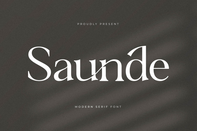 saunde-typeface