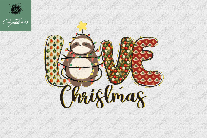 sloth-loves-christmas-love-animals