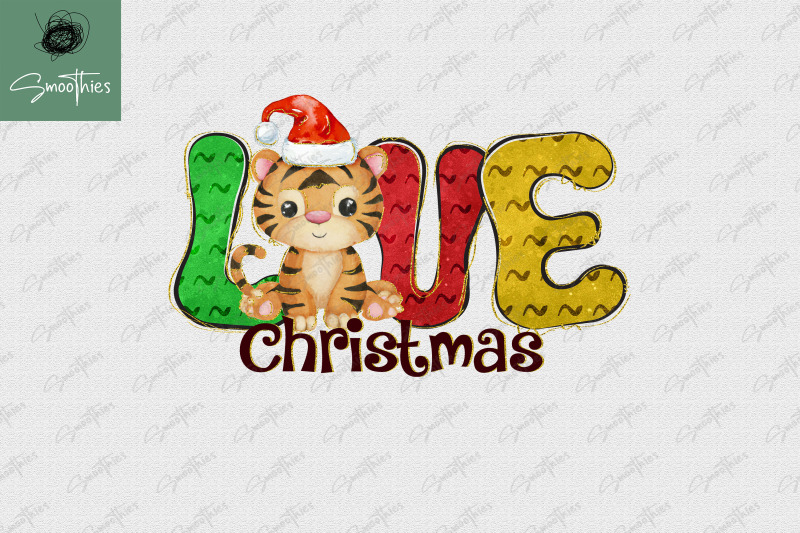 tiger-loves-christmas-love-animals