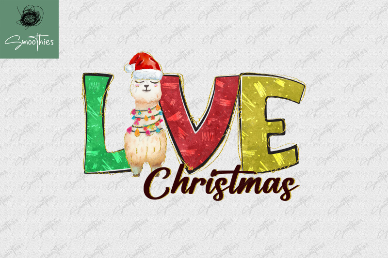 llama-loves-christmas-love-animals