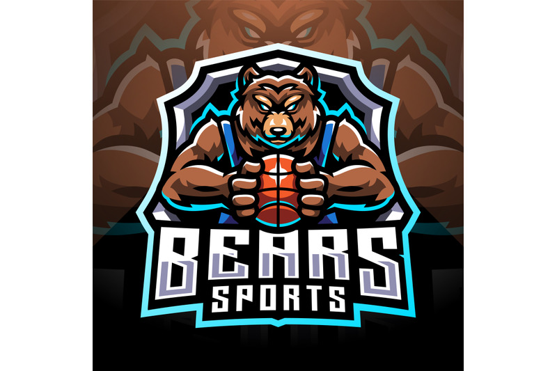 bears-sports-mascot-logo-design