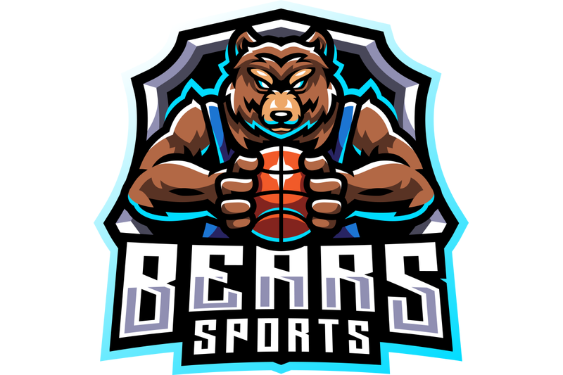 bears-sports-mascot-logo-design