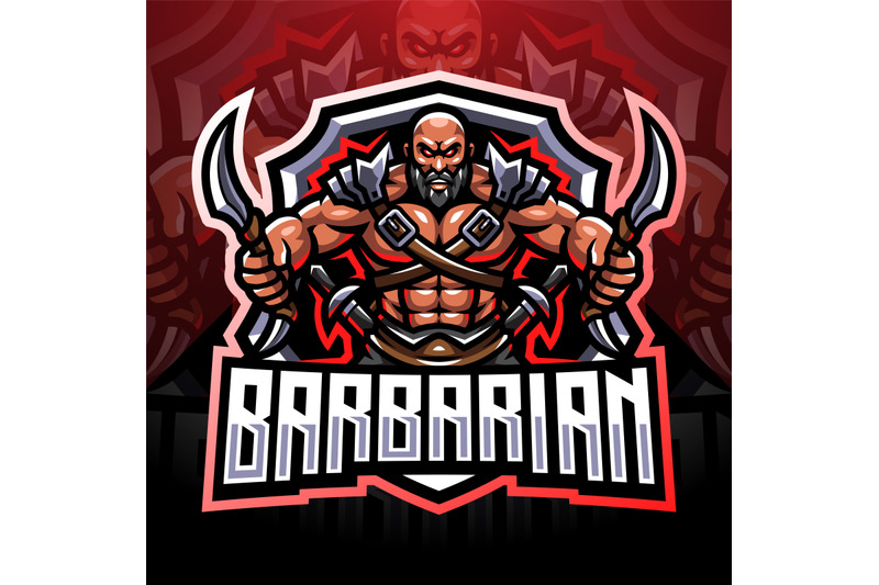 barbarian-esport-mascot-logo-design