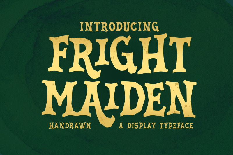 fright-maiden-horror-font