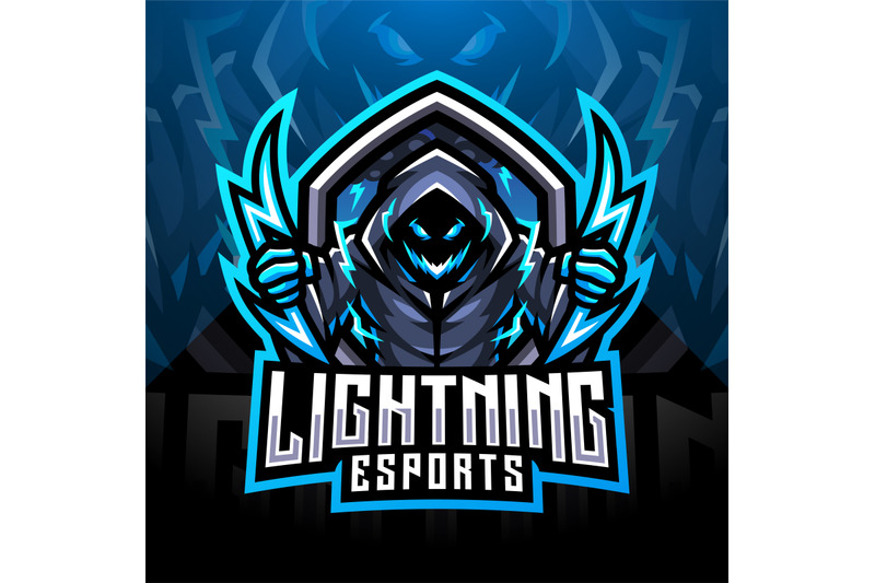 lightning-esport-mascot-logo-design