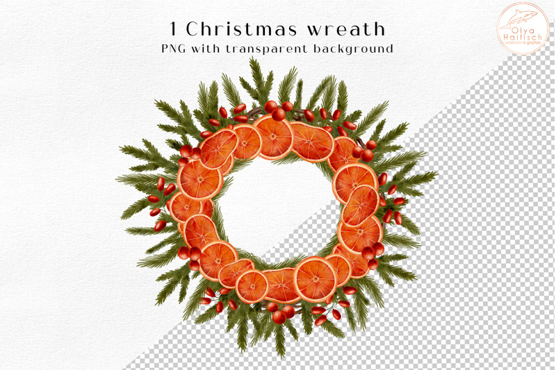 watercolor-winter-christmas-wreath-with-fir-branches-orange-slices