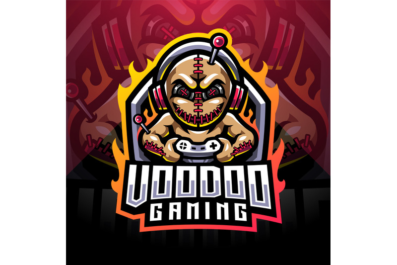 voodoo-gaming-esport-mascot-logo