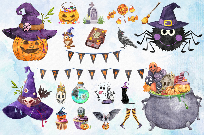 halloween-clipart-bundle