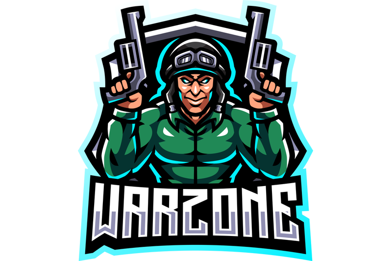 warzone-esport-mascot-logo-design