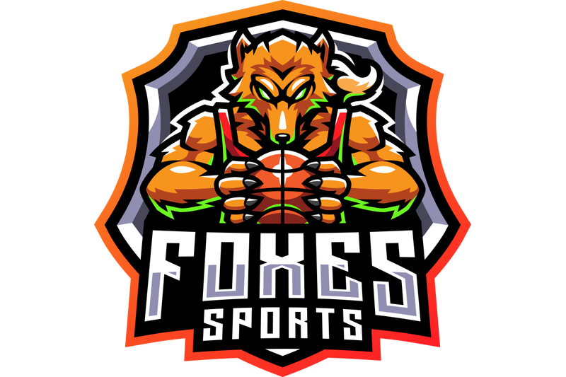 foxes-sports-mascot-logo-design