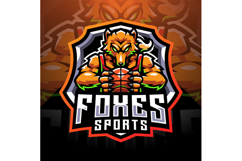 foxes-sports-mascot-logo-design