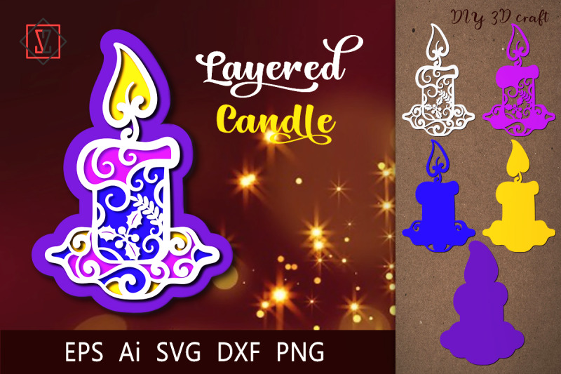 multilayer-candle2-3d-craft
