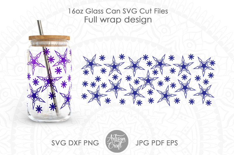 snowflake-can-glass-wrap-svg-cut-file-christmas-can-glass