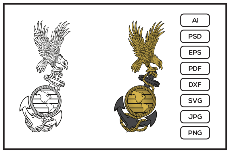 united-state-marine-corps-eagle-globe-and-anchor-ega-design