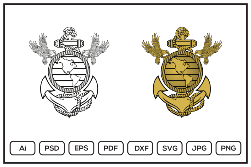 united-state-marine-corps-eagle-globe-and-anchor-ega-design