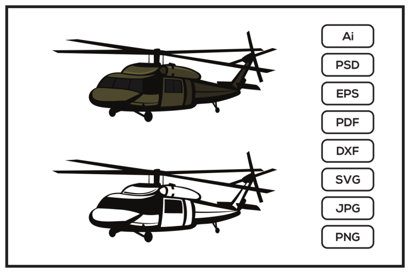 military-helicopter-design-illustration