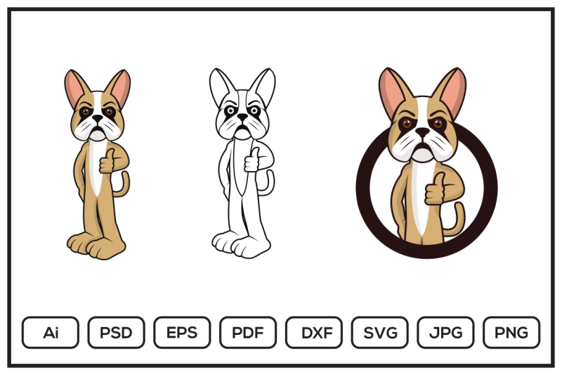 french-bulldog-cartoon-character-design-illustration
